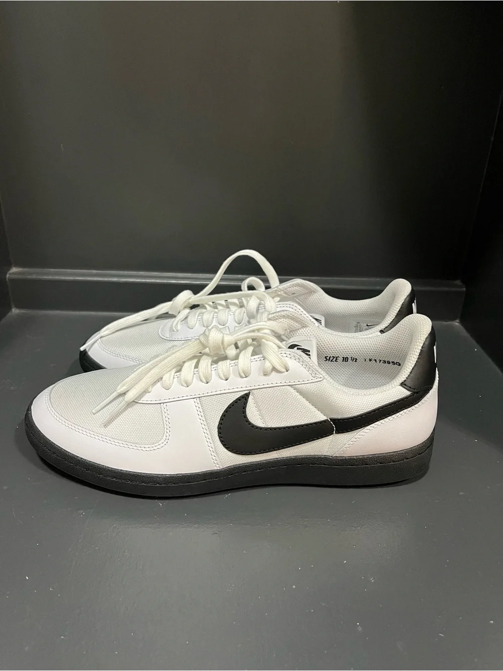 Nike Field General Leather Football Cleat/AstroTurfs Sz10.5 ‘82 Throwback Wh/Blk